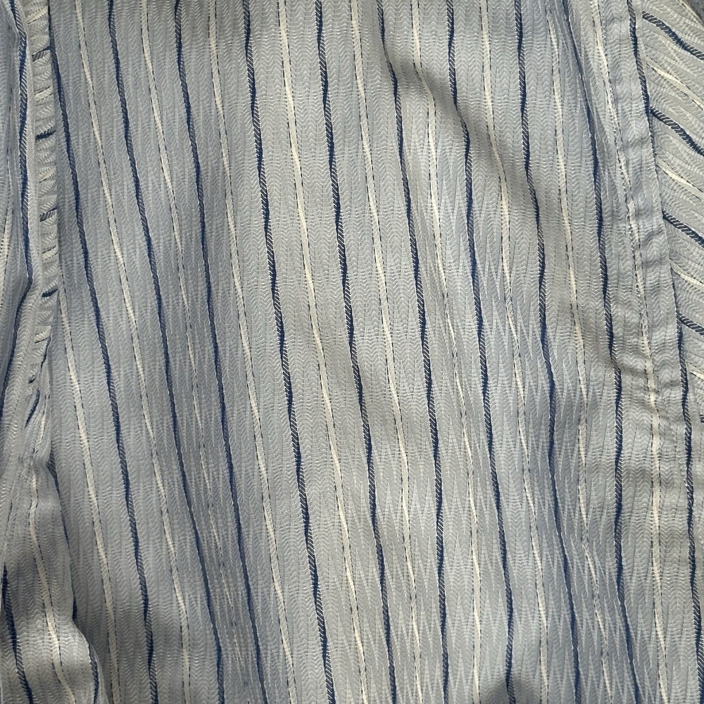 Robert Graham Men Tailored L/S Button Up Shirt Textured Large Flip Contrast Cuff - Picture 6 of 6